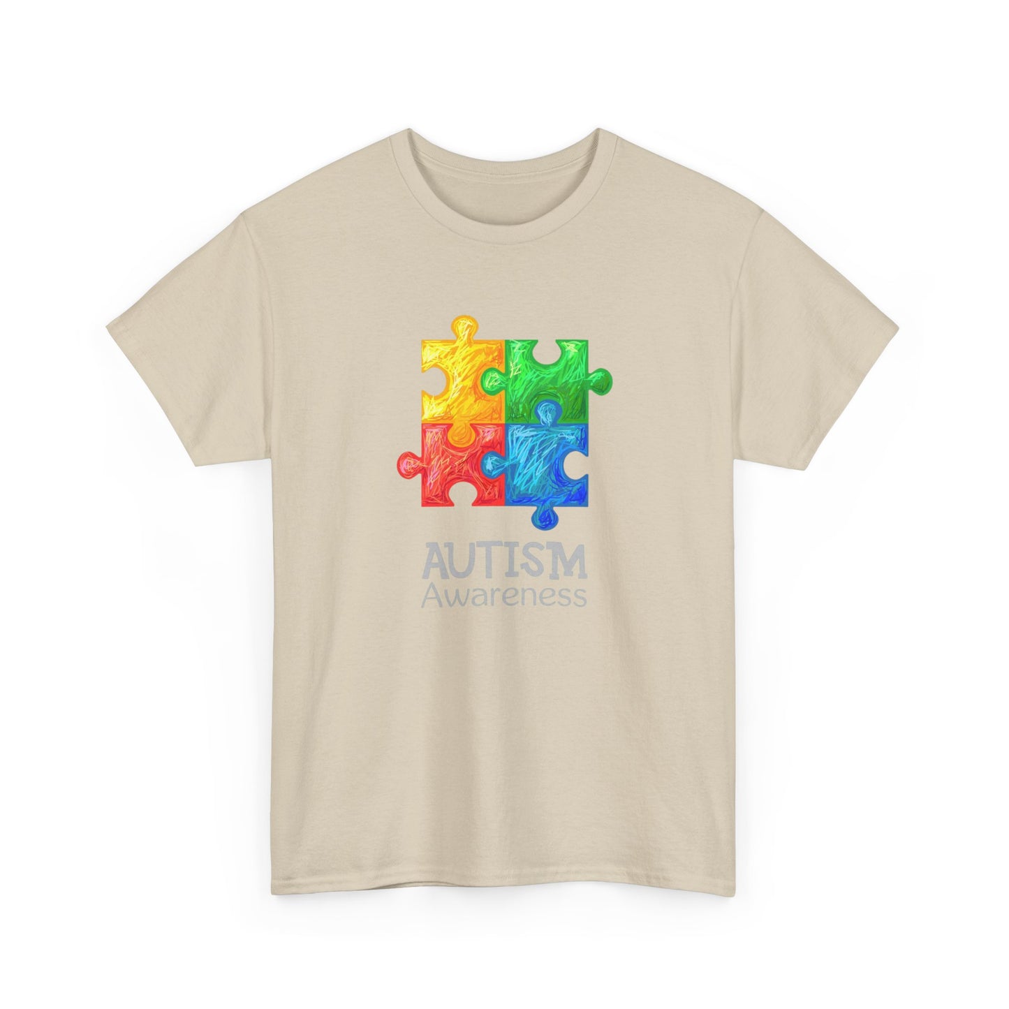 Autism Tshirt awareness health care nursing mental health Unisex Heavy Cotton