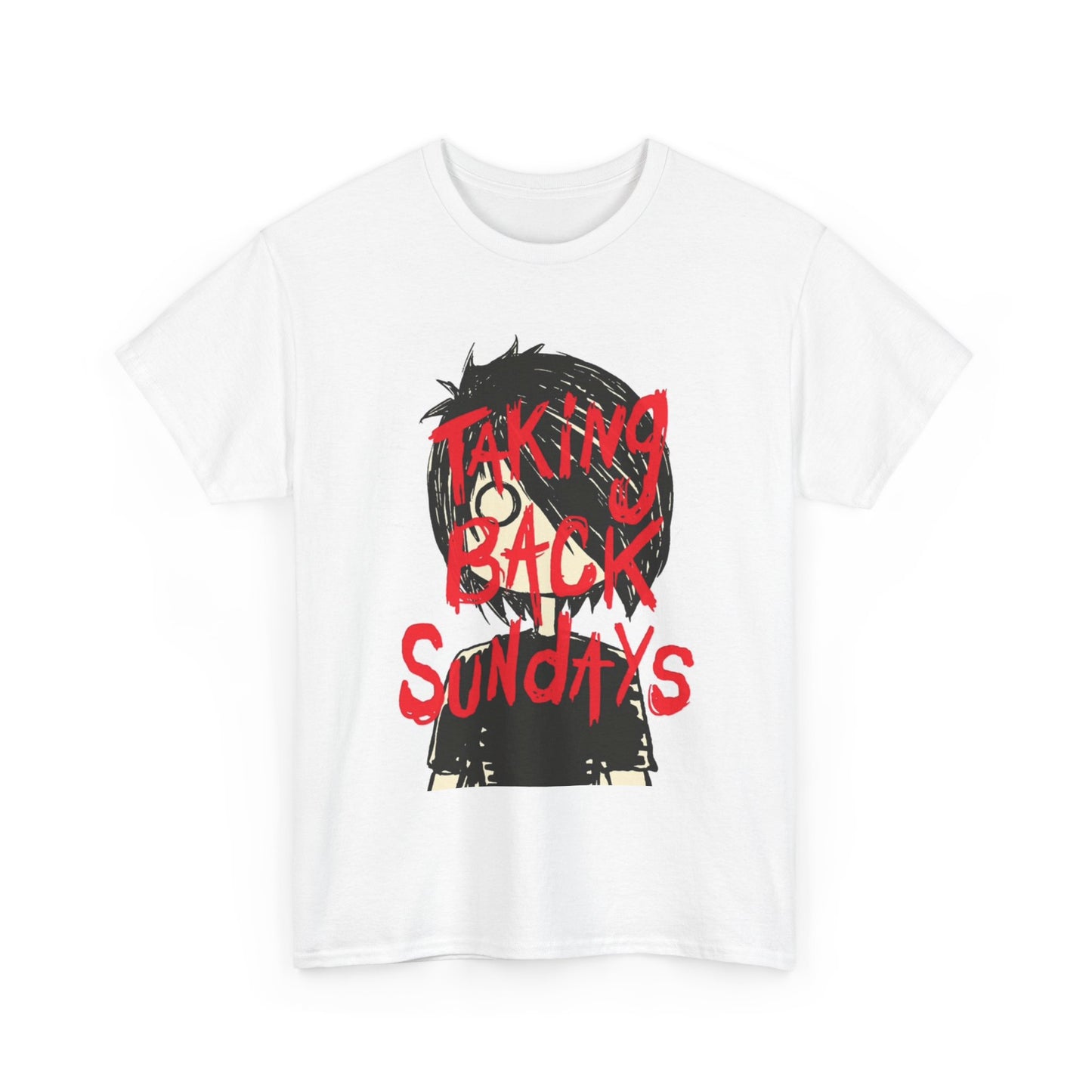 Taking Back Sunday Tshirt Punk Rock Retro Graphic Unisex Heavy Cotton Tee