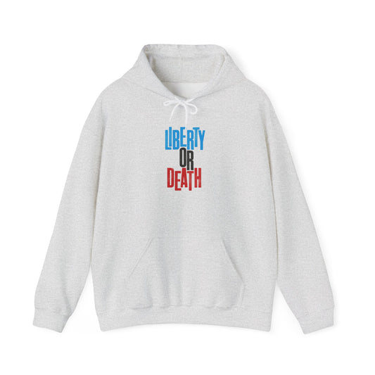 Liberty Or Death Graphic Hoodie Unisex Heavy Blend™ Hooded Sweatshirt