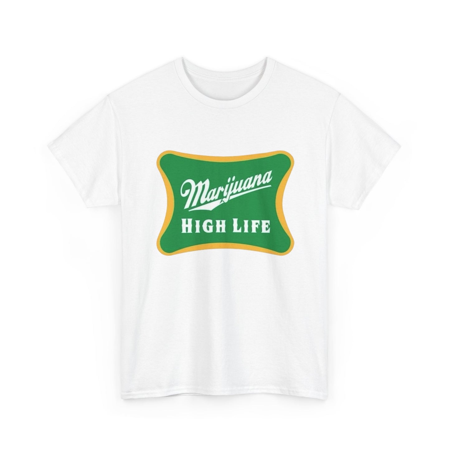 Marijuana High Life Graphic T Shirt NEW Adult Tee