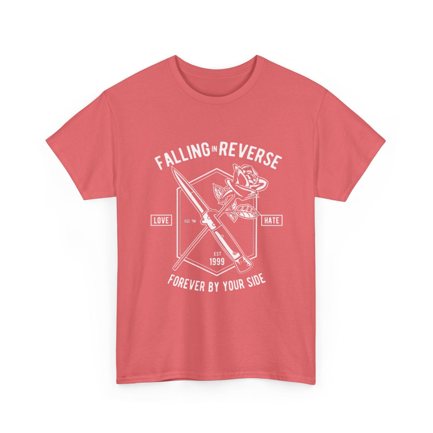 Falling In Reverse Graphic T Shirt Retro Punk Rock Emo Unisex Heavy Cotton Tee