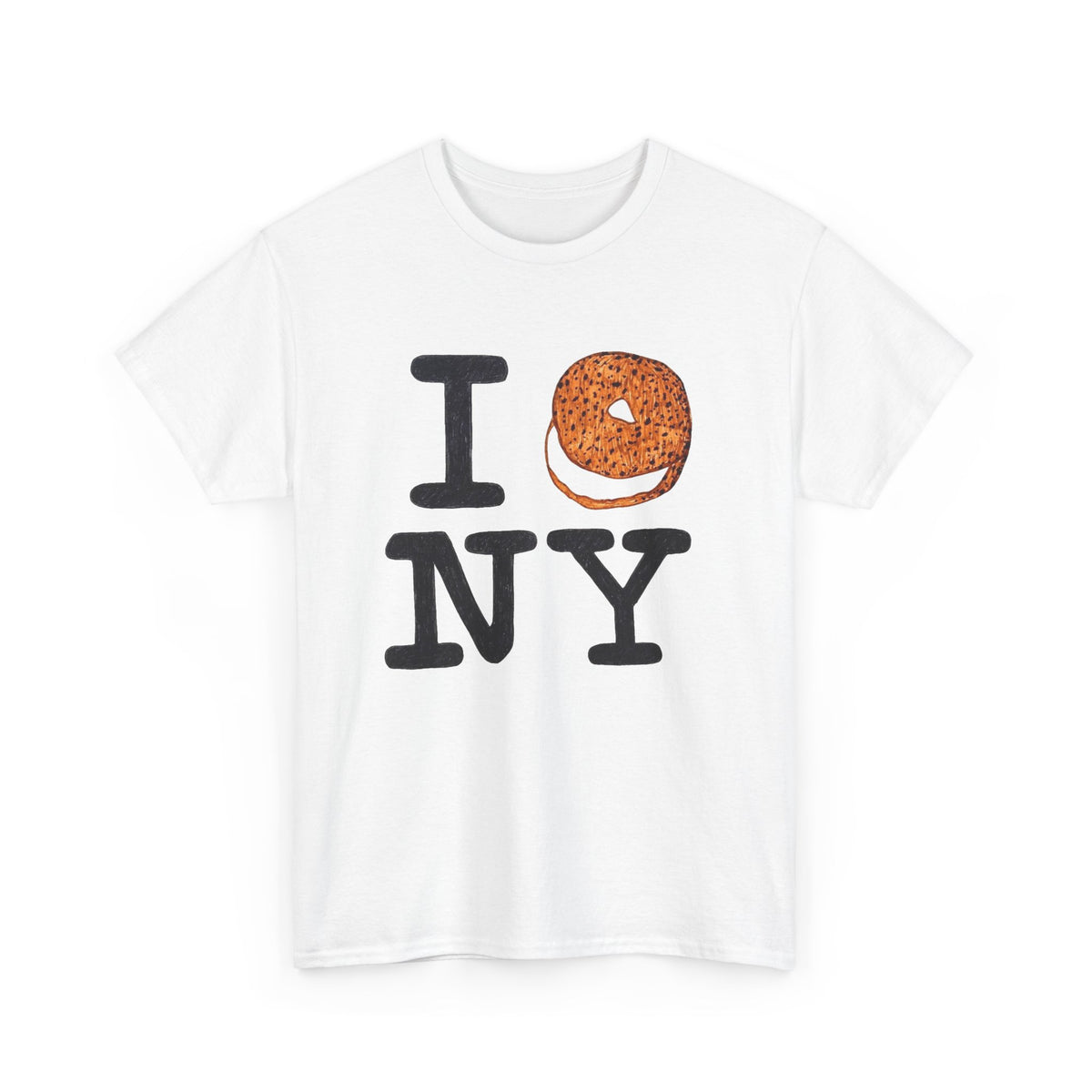 I Love New York Graphic T Shirt Men's Classic Deli's Heavy Cotton Tee
