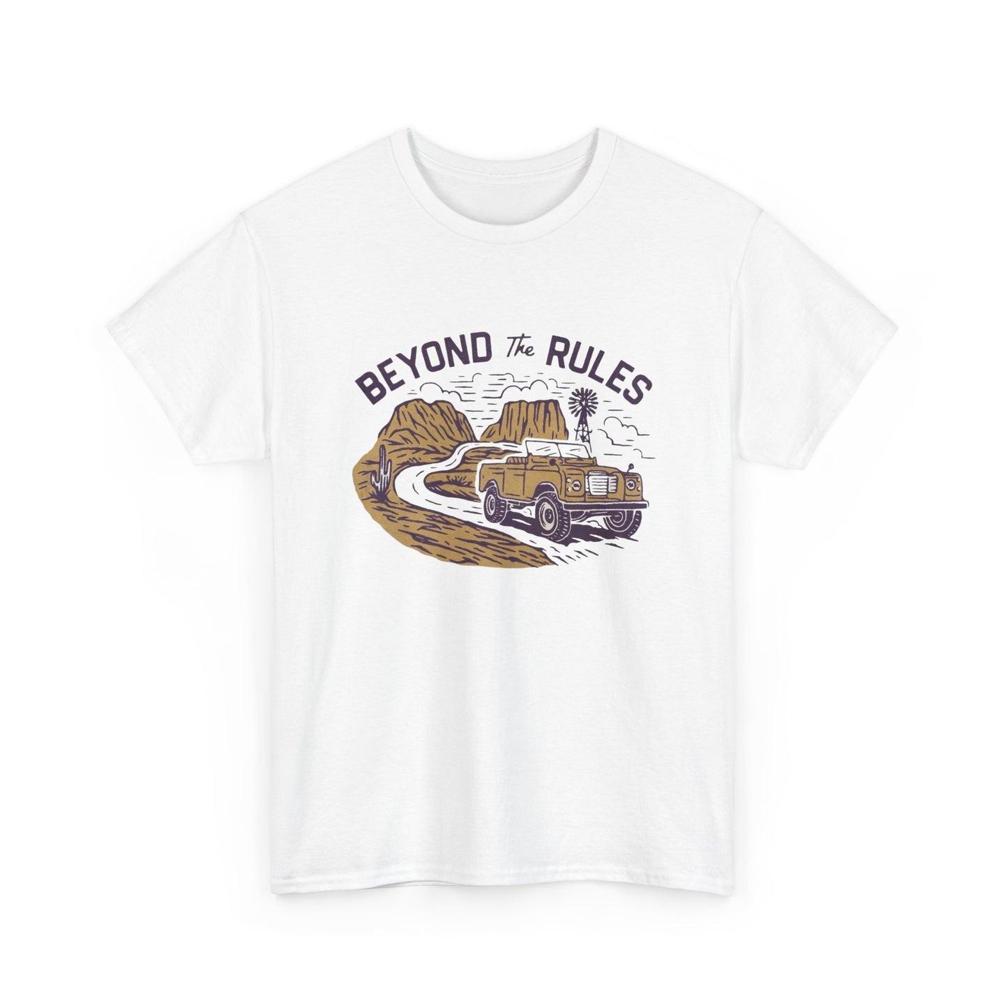Beyond The Rules Graphic T Shirt Unisex Heavy Cotton Tee
