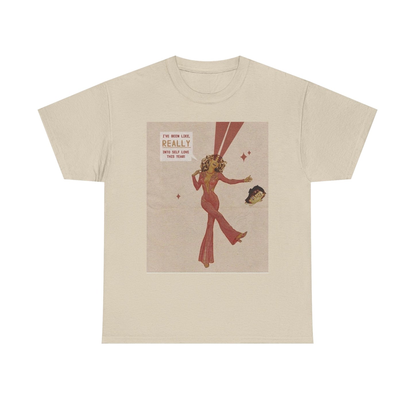 Really Into Myself Graphic T-Shirt Womens Comfy Cotton Tee NEW