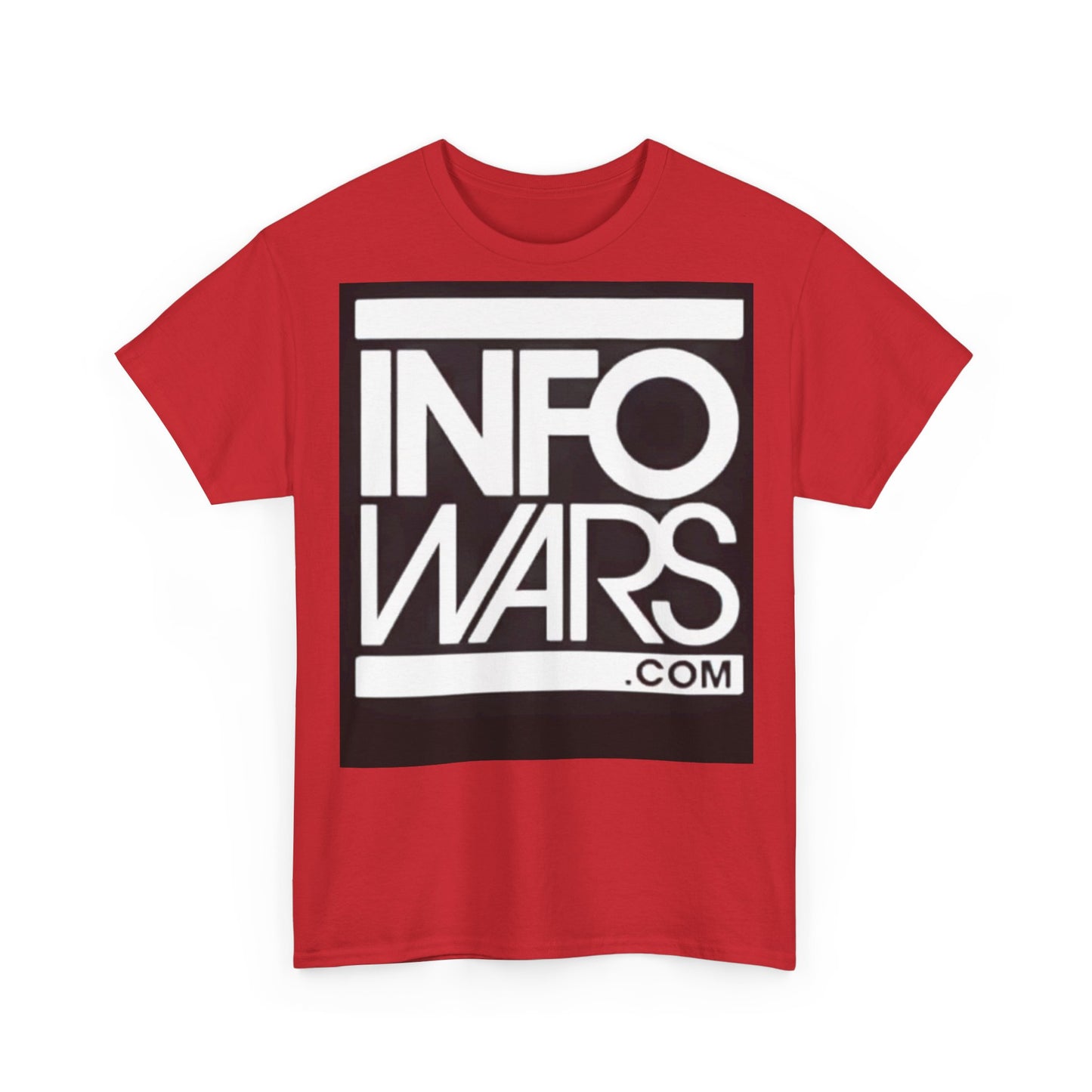 Info Wars Tshirt Alex Jones Rogan American Funny Podcast Unisex Heavy Cotton Tee