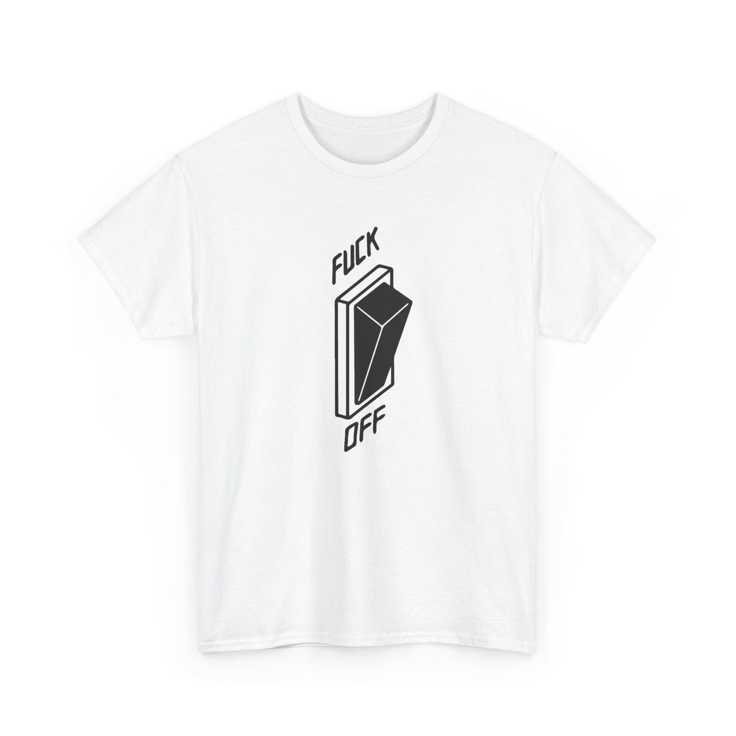 F Off Funny Jokes Humor Graphic T Shirt NEW Vintage Unisex Heavy Cotton Tee