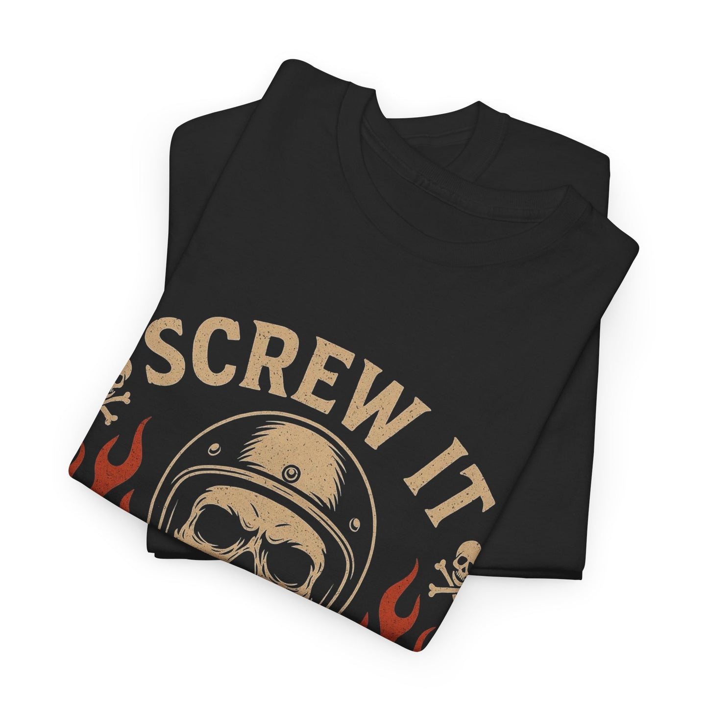 Lets Ride Motorcycles Graphic T Shirt Unisex Heavy Cotton Tee