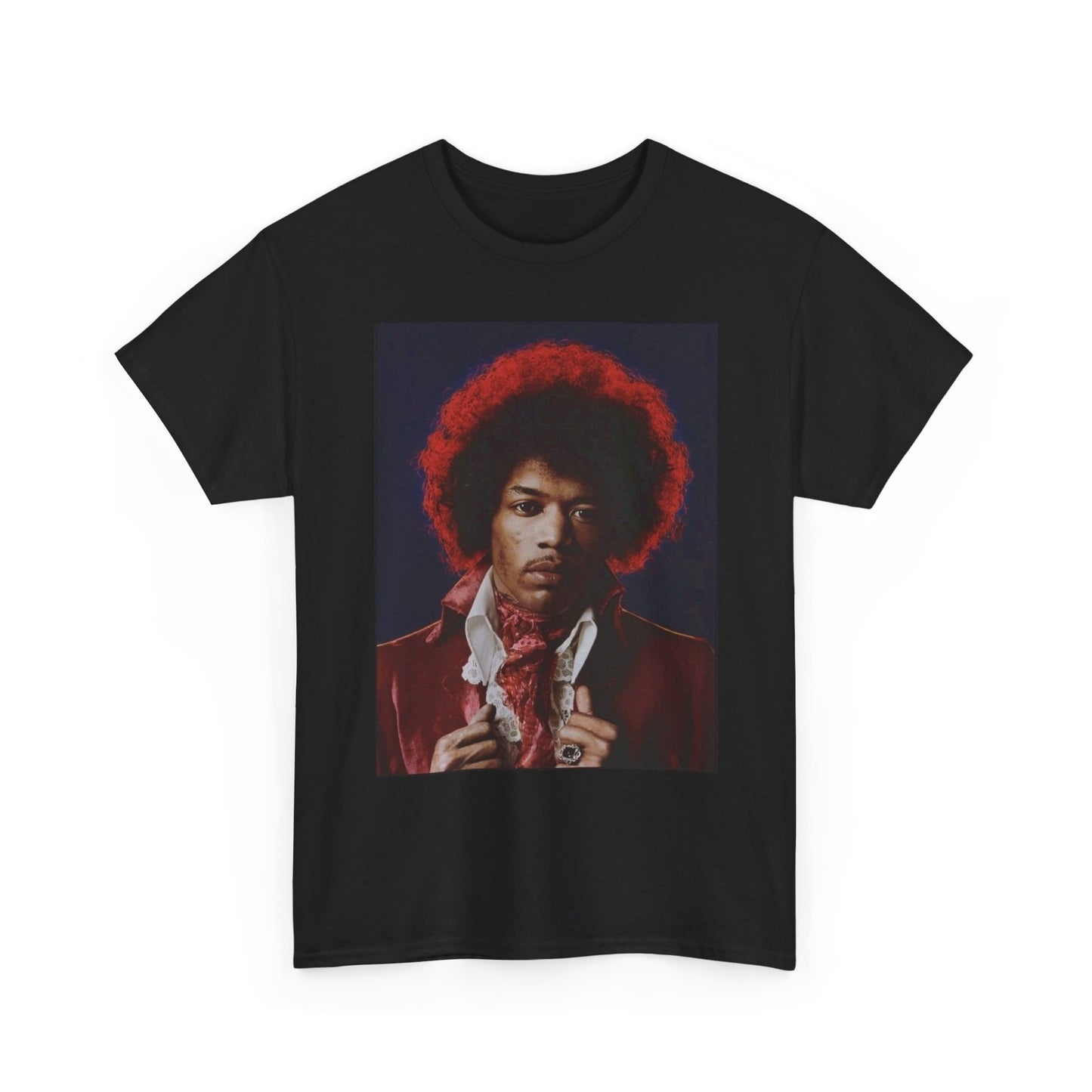 Jimi Hendrix Graphic T Shirt Vintage Photo Unisex Heavy Cotton Tee 3