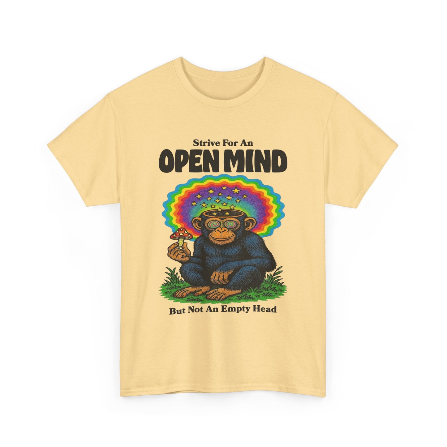Strive For An Open Mind Graphic T-Shirt Unisex Heavy Cotton Tee Gift