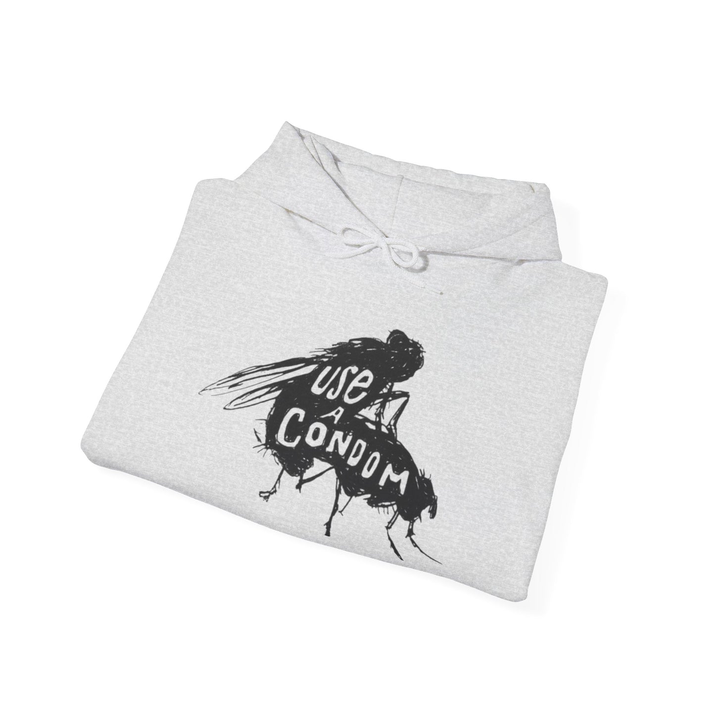 Use A Condom Funny Graphic Hoodie Unisex Heavy Blend™ Hooded Sweatshirt