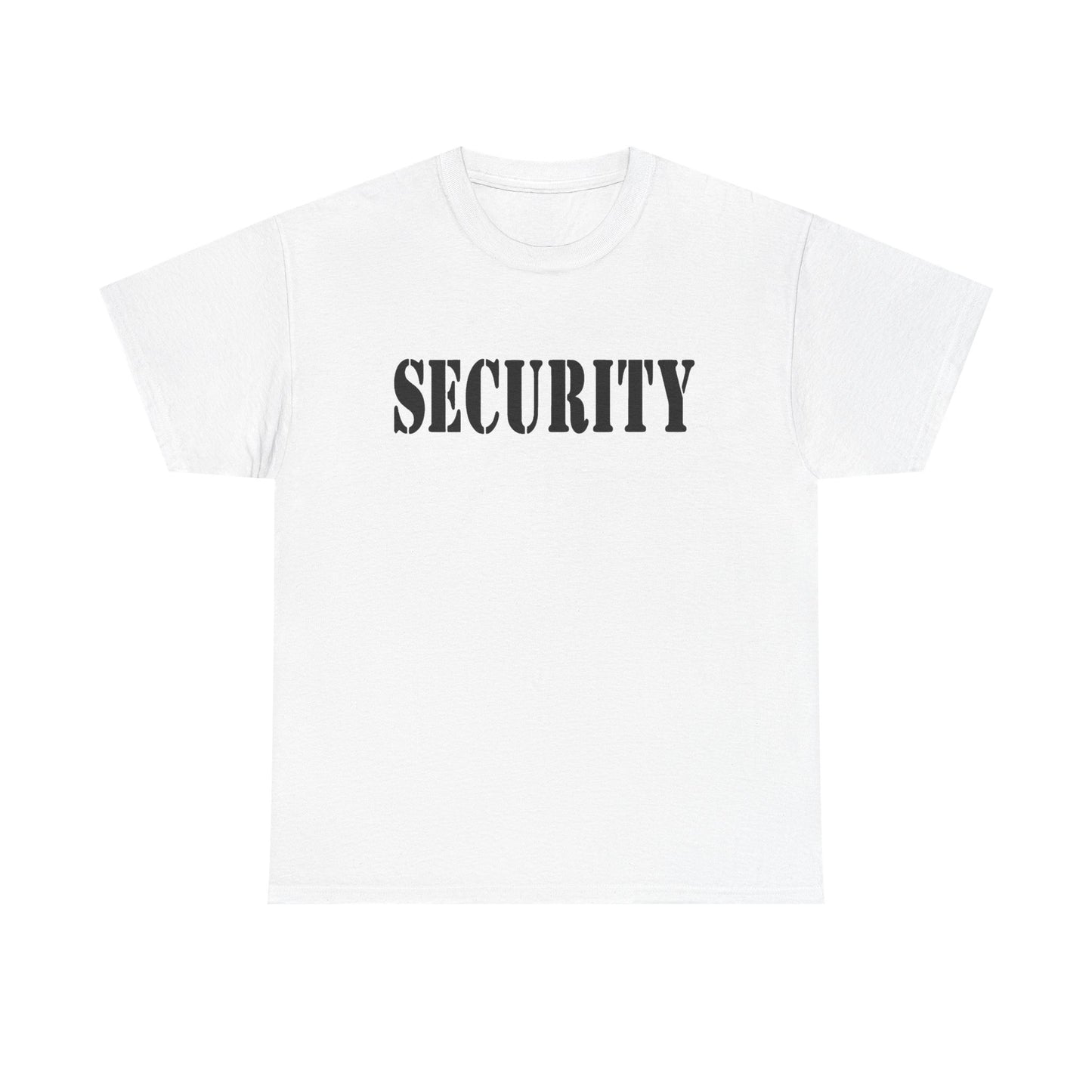 Security Graphic T Shirt Police Academy Uniform Funny Bar Unisex Heavy Cotton