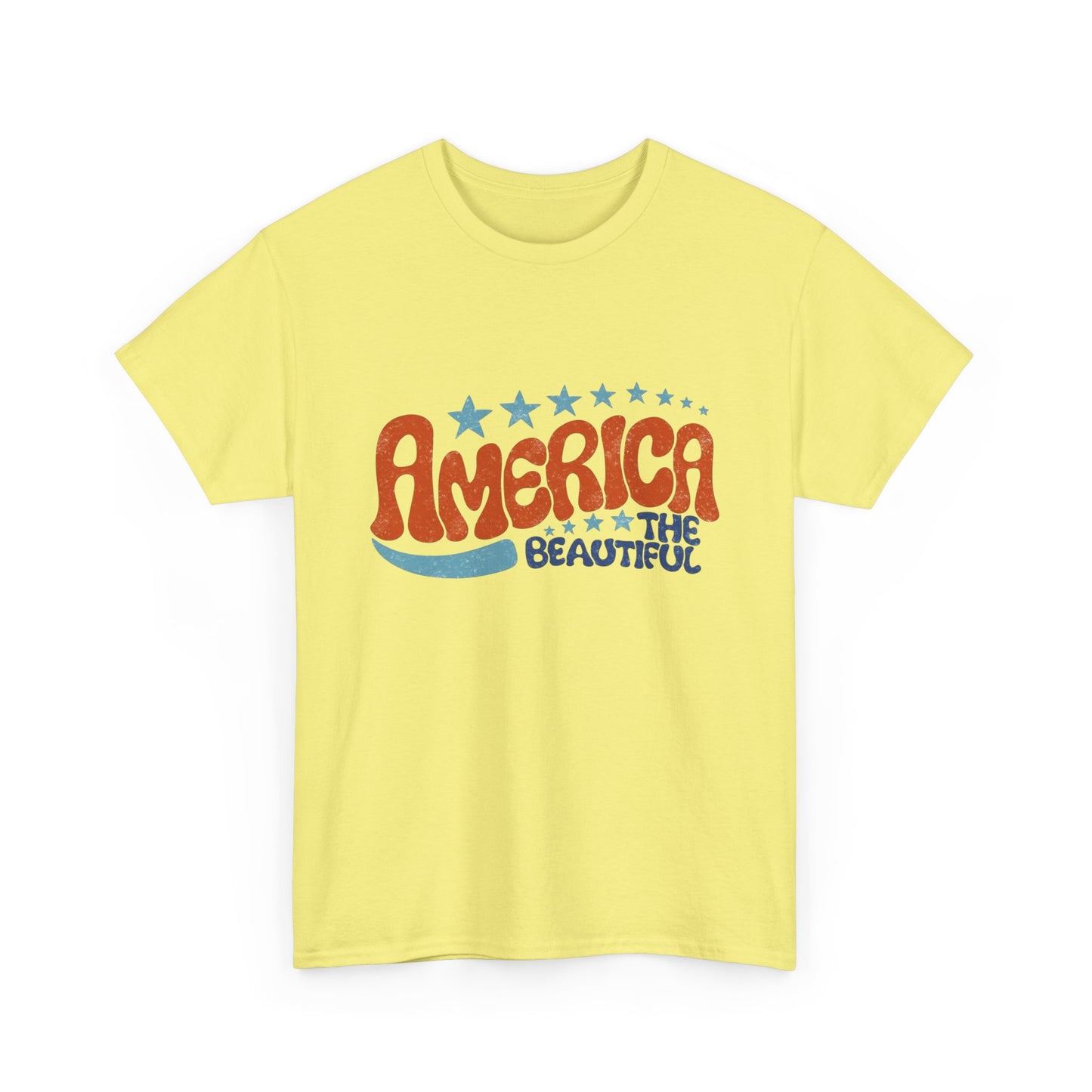 America The Beautiful Graphic T Shirt Adult New Tee