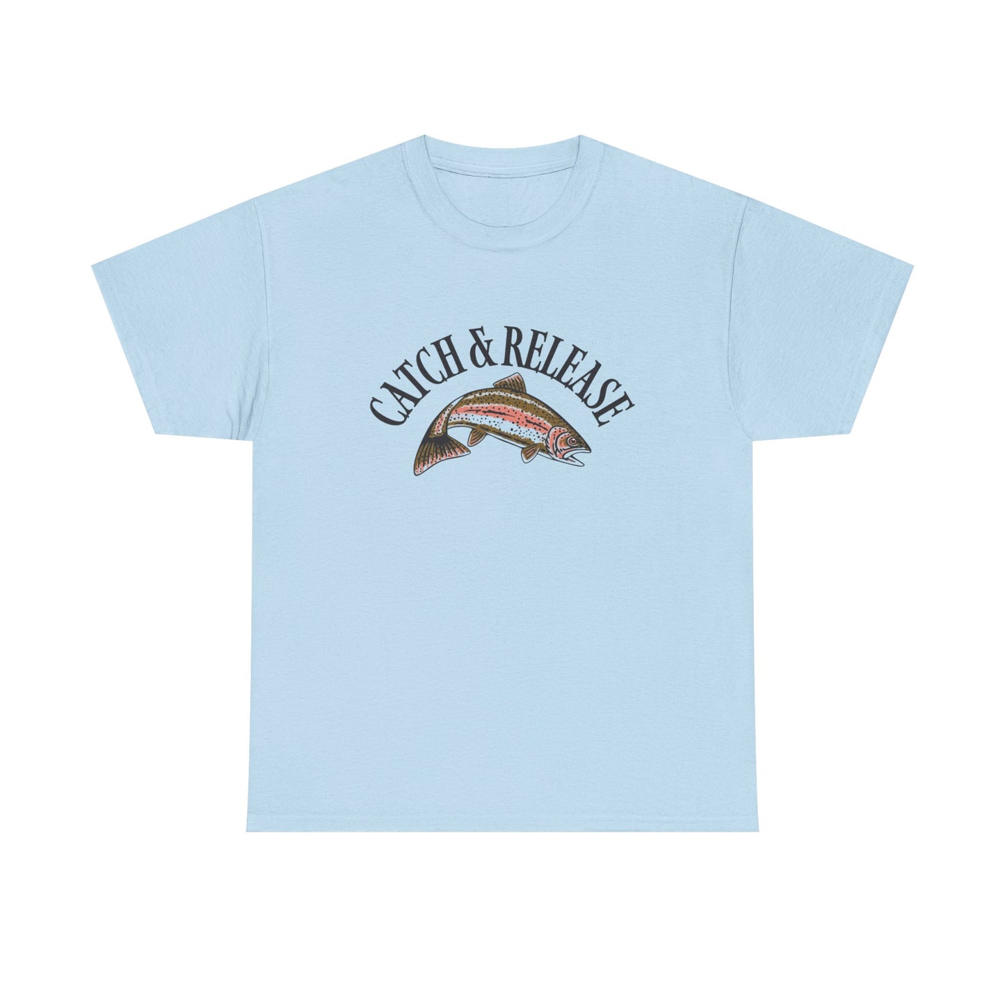 Catch And Release Fishing Graphic T Shirt NEW ADULT