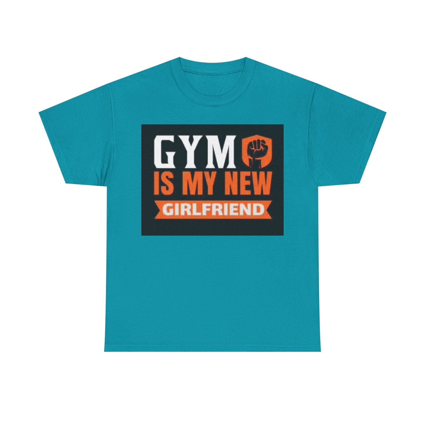Gym Is My New Girlfriend Shirt Funny Workout Gear Unisex Heavy Cotton Tee
