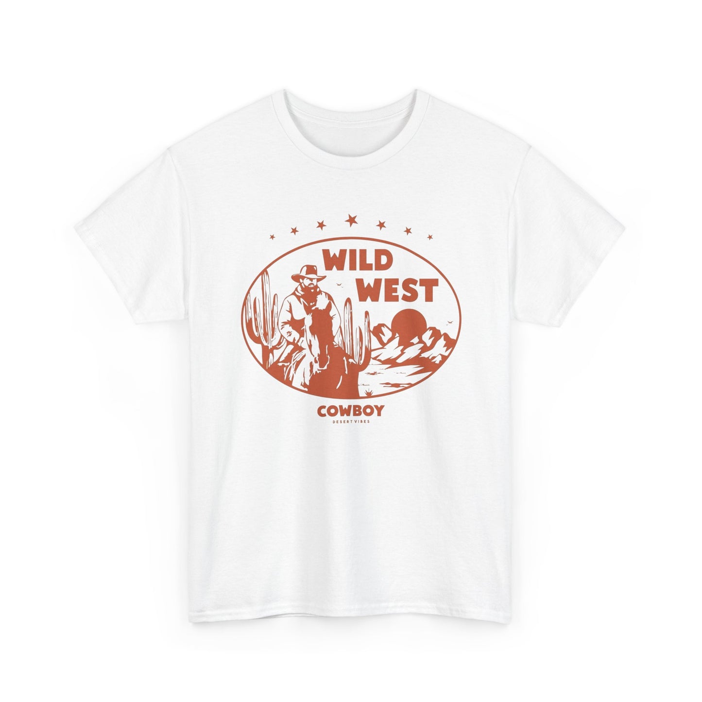 Wild West Cowboys Graphic T Shirt NEW ADULT TEE Cotton