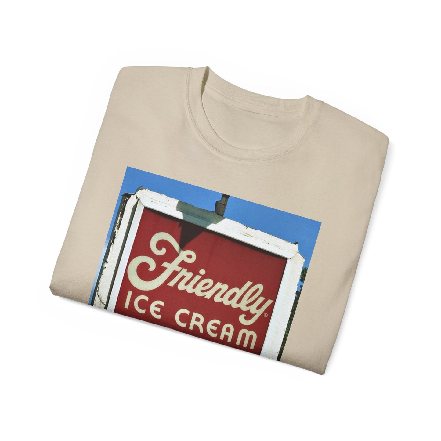 Friendlys ice cream T-shirt vintage New England restaurant chef Ultra Cotton Tee