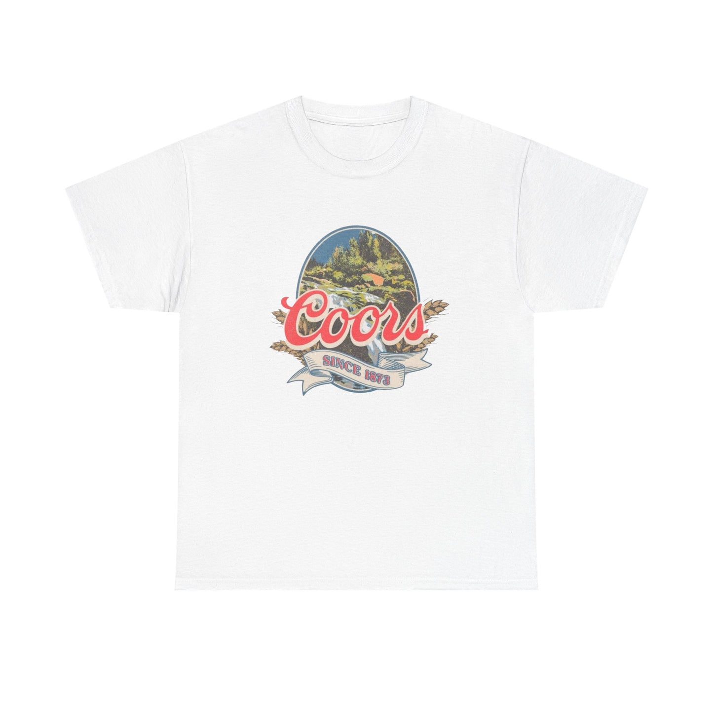 Vintage Coors Beer Graphic T Shirt NEW ADULT TEE Cotton