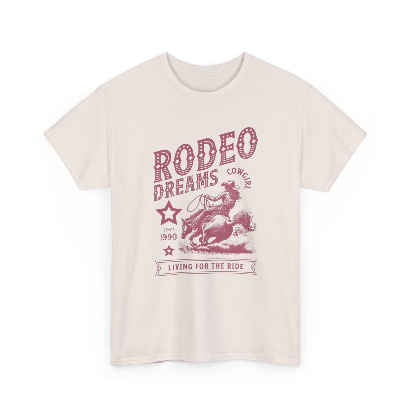 Cowgirl Rodeo Dreams Graphic T Shirt Unisex Heavy Cotton Tee