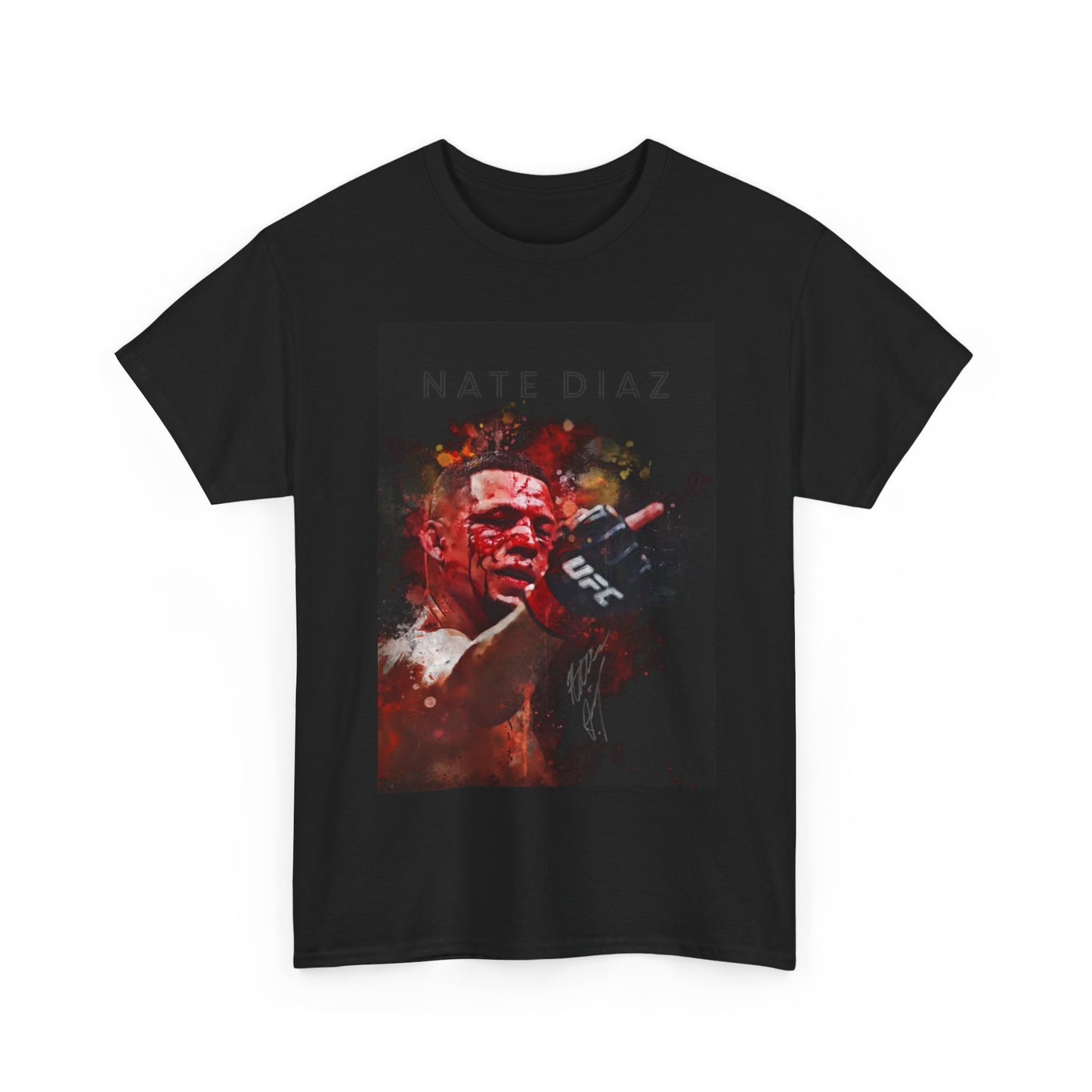 Nate Diaz Tshirt UFC Graphic MMA Unisex Heavy Cotton Tee