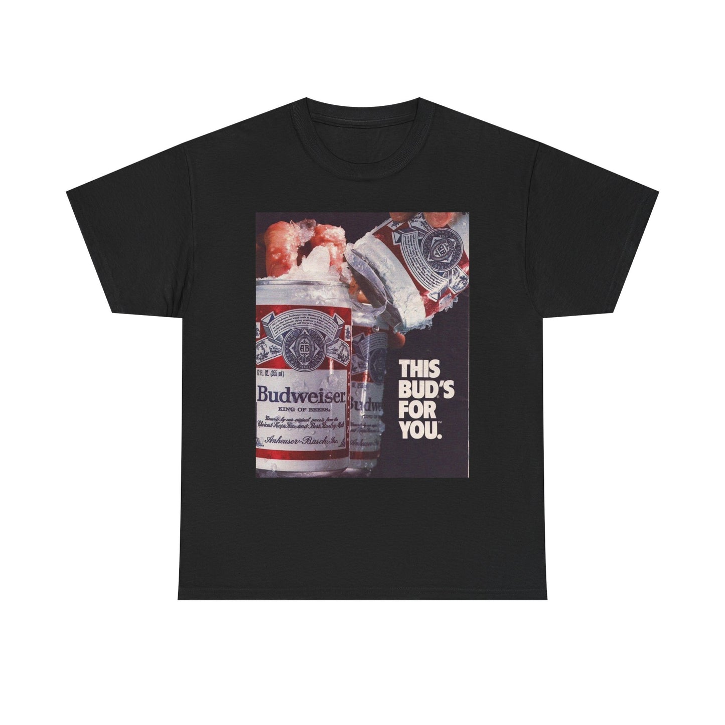 Vintage Beer Poster T Shirt Unisex Heavy Cotton Tee Gift