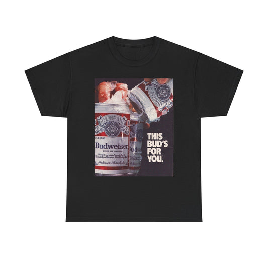 Vintage Beer Poster T Shirt Unisex Heavy Cotton Tee Gift