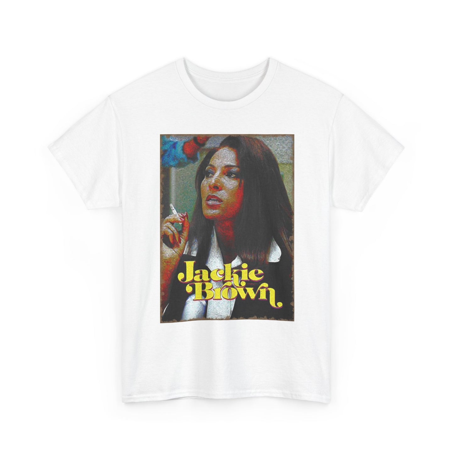 Jackie Brown Graphic T Shirt Vintage Poster Retro Unisex Heavy Cotton Tee