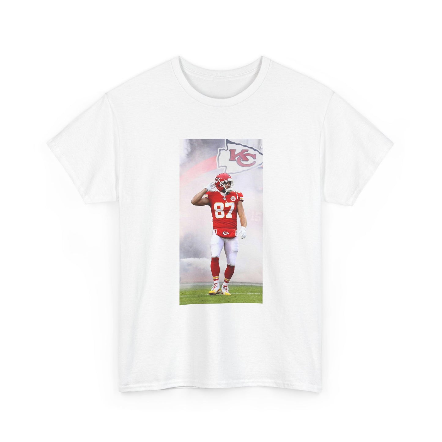 Travis kelce chiefs football vintage graphic retro Unisex Heavy Cotton Tee