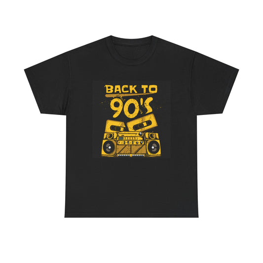 90s T-shirt back to the 90s graphic 90s kids funny gift Unisex Heavy Cotton Tee