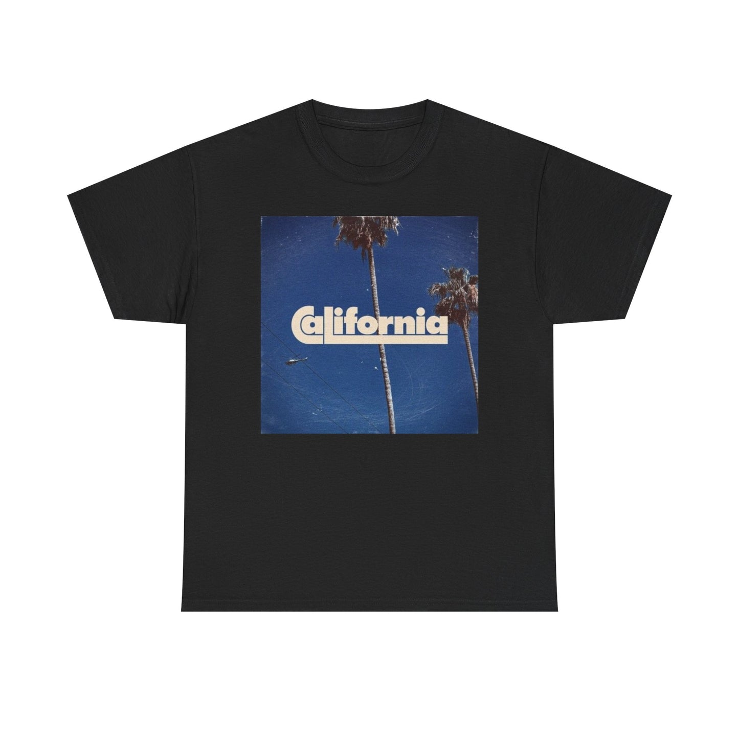 California Vintage Palm Trees Graphic T-Shirt Unisex Heavy Cotton Tee