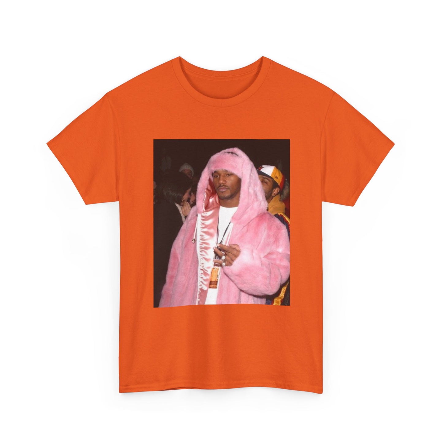 Camron diplomats T-shirt vintage pink fur coat graphic Rap Unisex Heavy Cotton