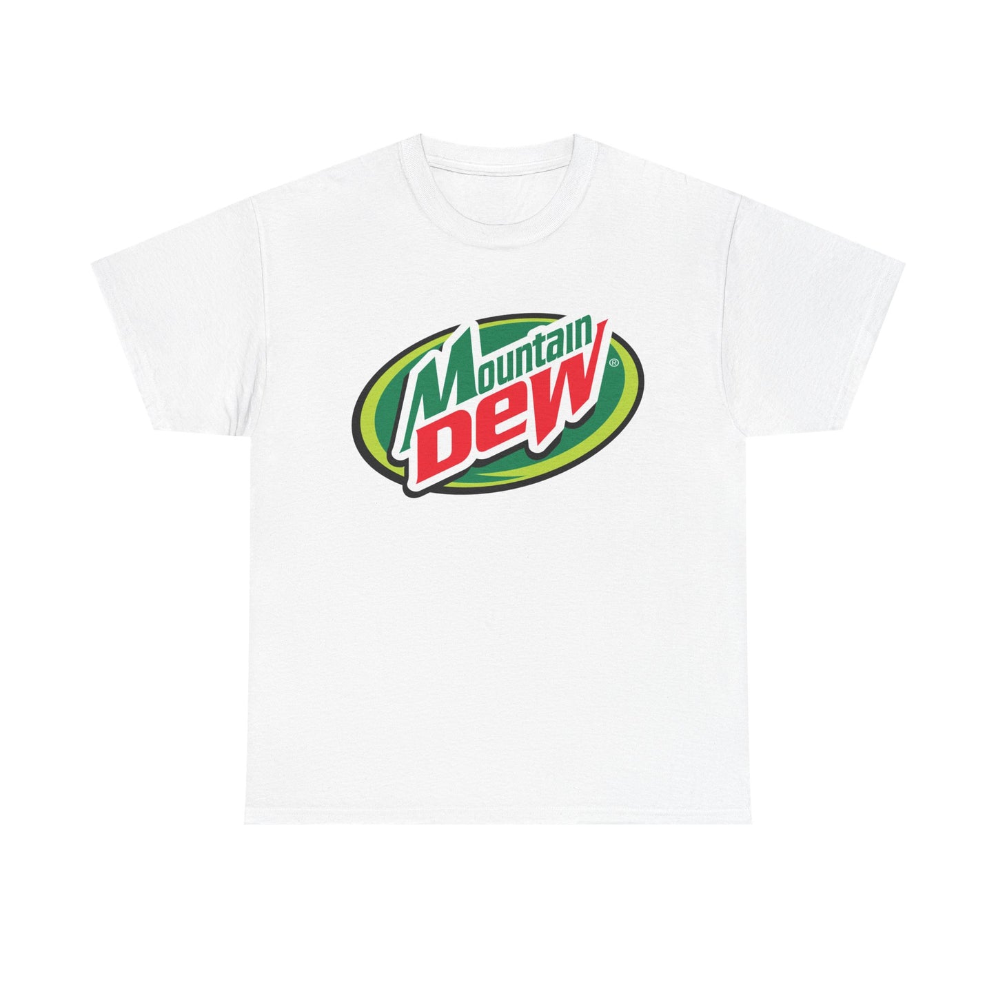 Mountain Dew T shirt Retro Logo 90's Video Games Blockbuster Unisex Heavy Cotton