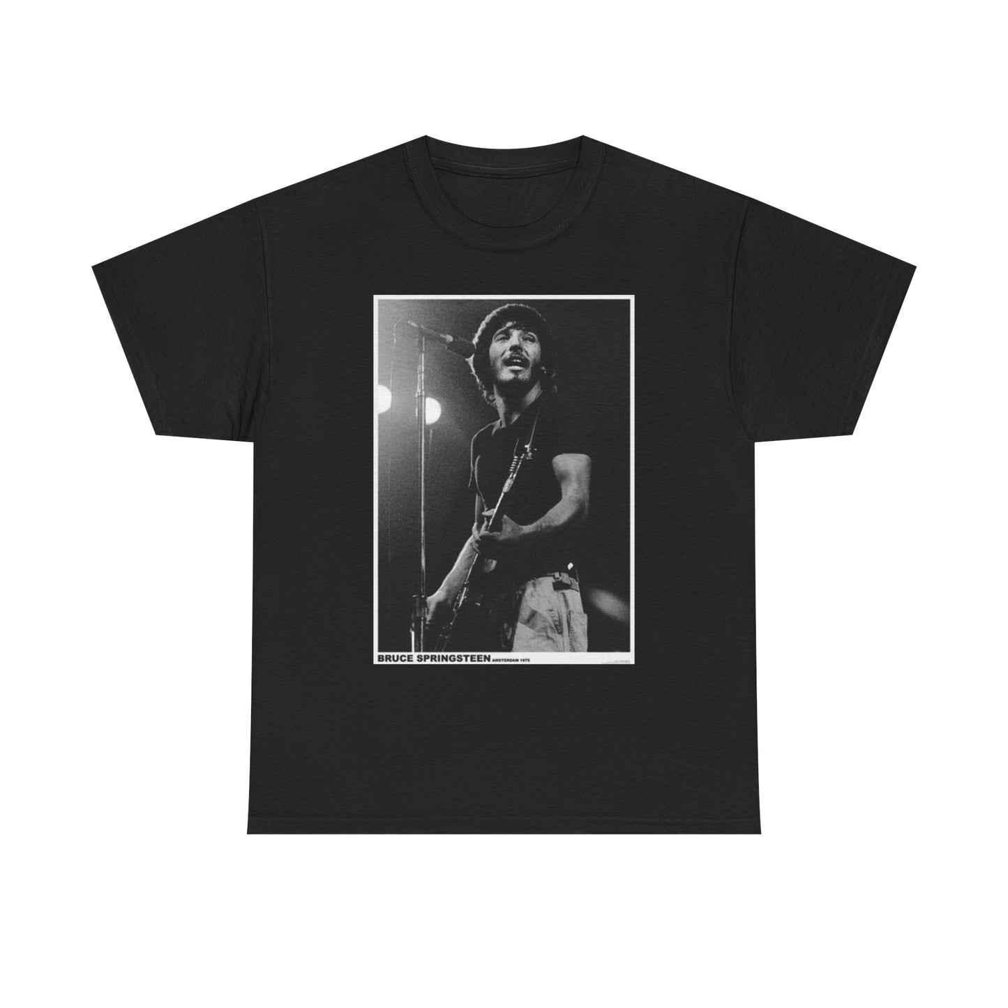Bruce Springsteen Graphic T Shirt Vintage Photo Unisex Heavy Cotton Tee