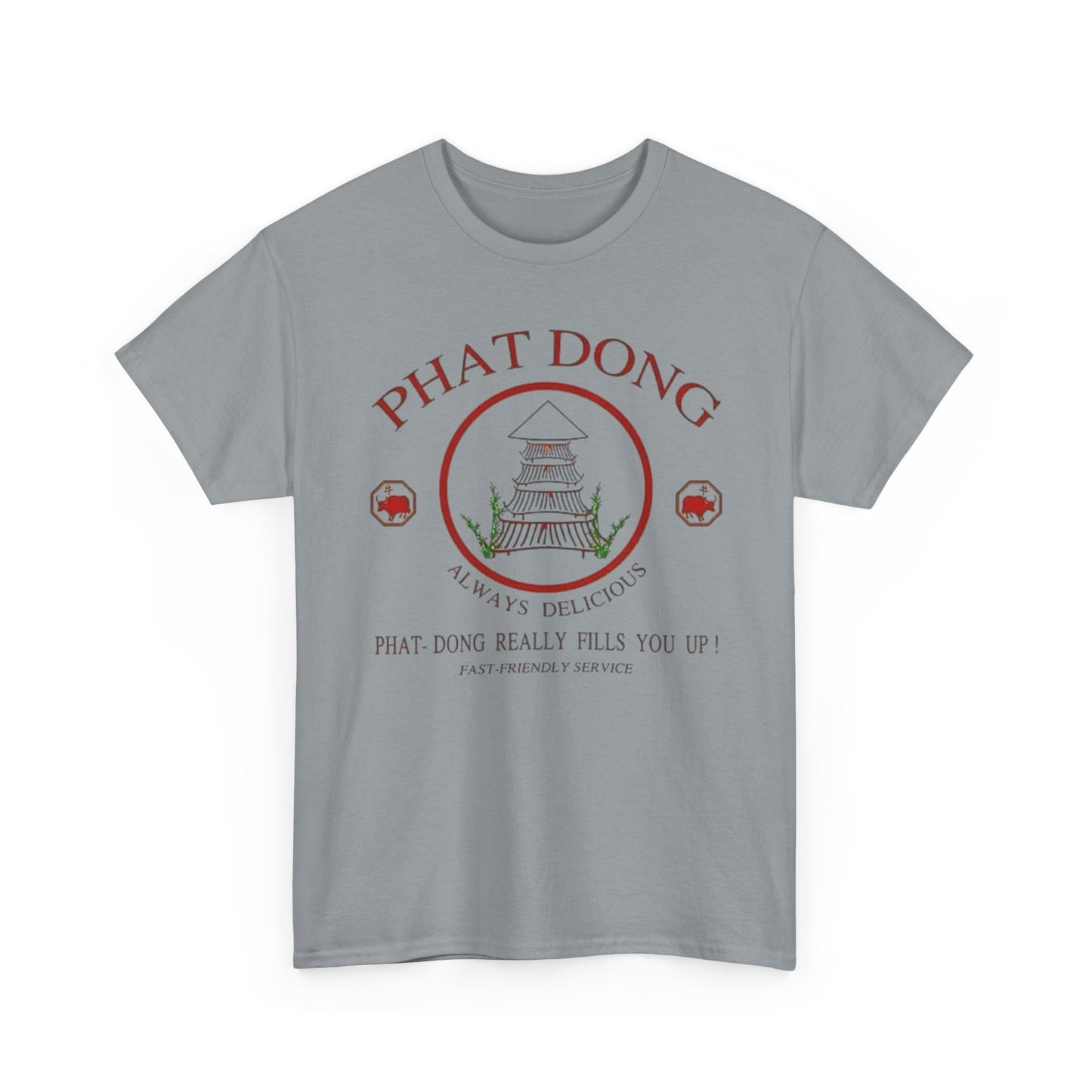Phat Dong Funny Chinese Food Graphic T-Shirt Gift NEW Jokes  Heavy Cotton Tee