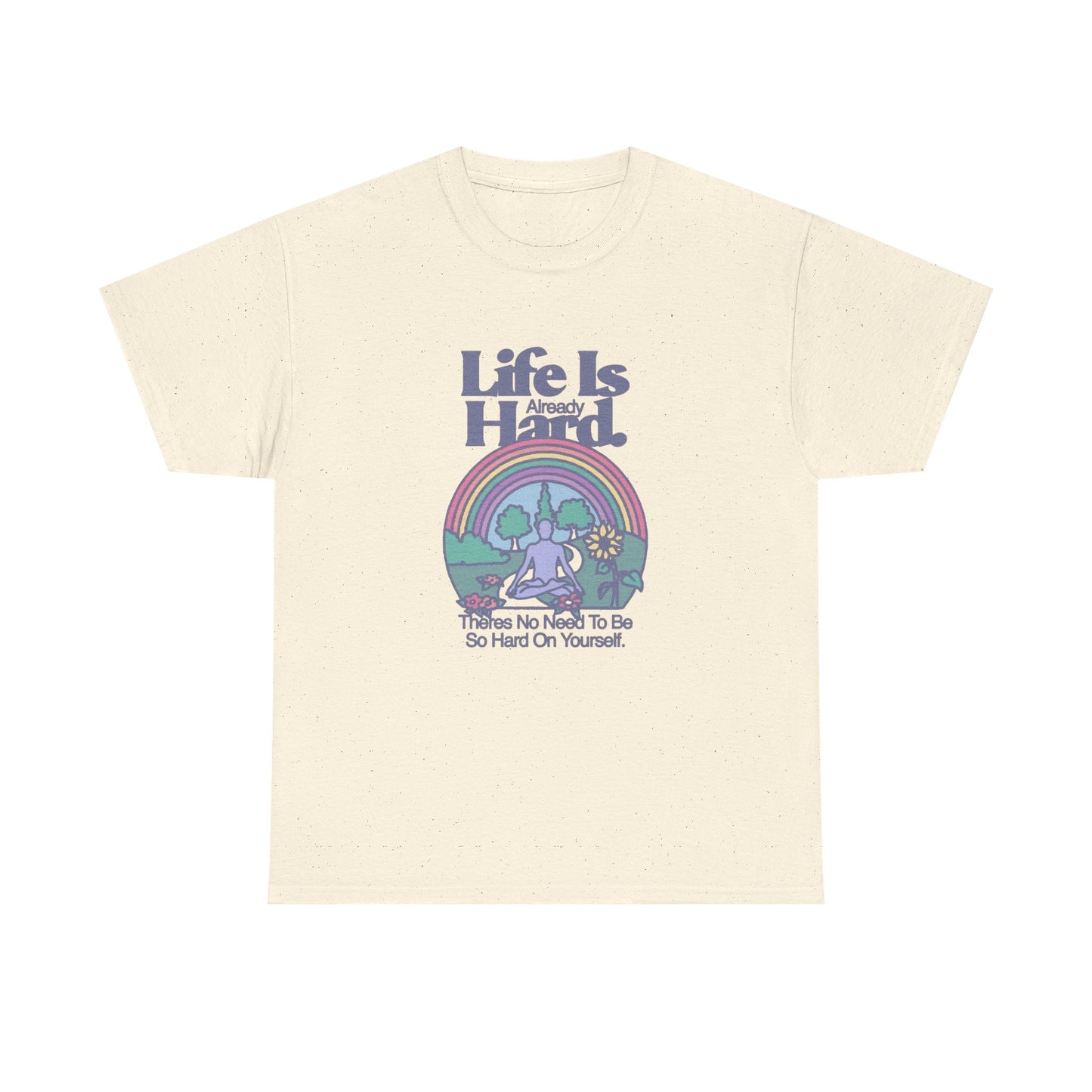 Life Is Hard Graphic T Shirt Unisex Heavy Cotton Tee Gift Vintage