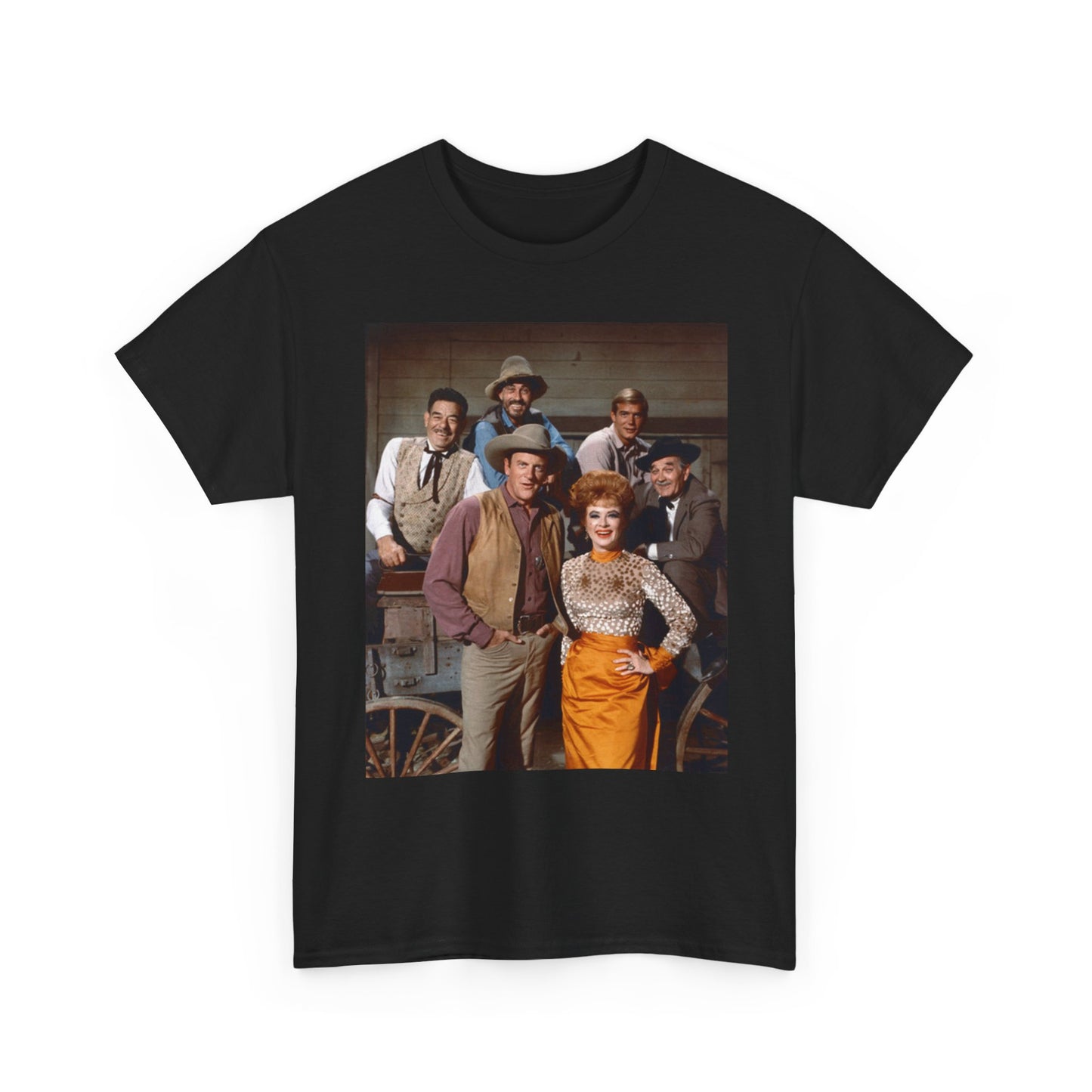 Gunsmoke Graphic T Shirt Vintage Tv Series Retro Unisex Heavy Cotton Tee