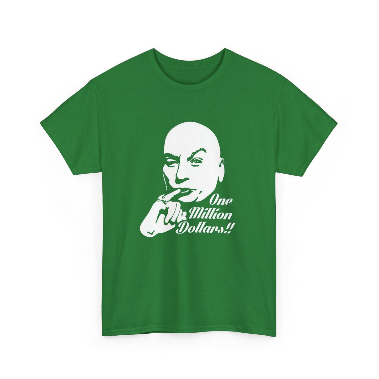 Dr Evil Funny Austin Powers Graphic T Shirt NEW Adult Unisex Heavy Cotton Tee