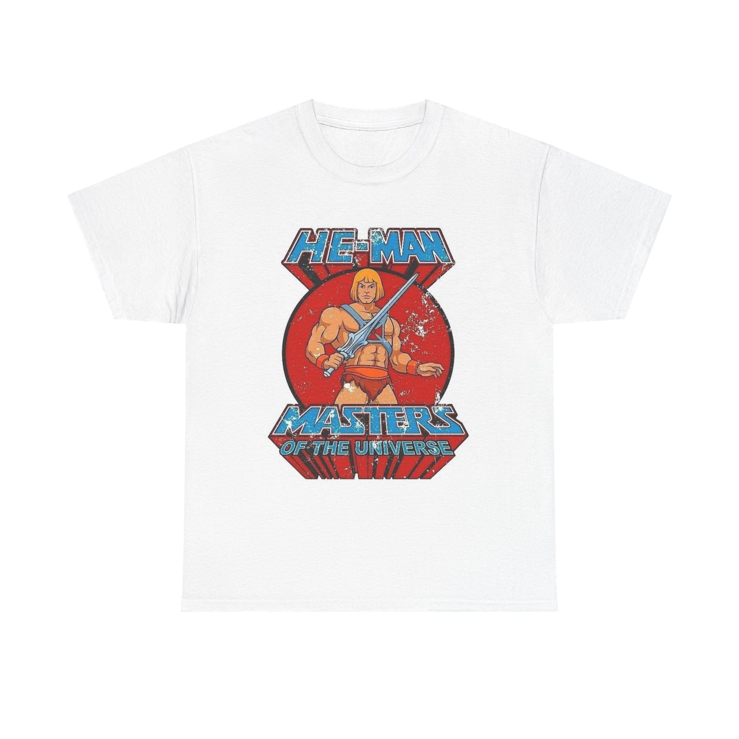HE MAN Master Of The Universe Graphic T Shirt Unisex Heavy Cotton Tee Vintage