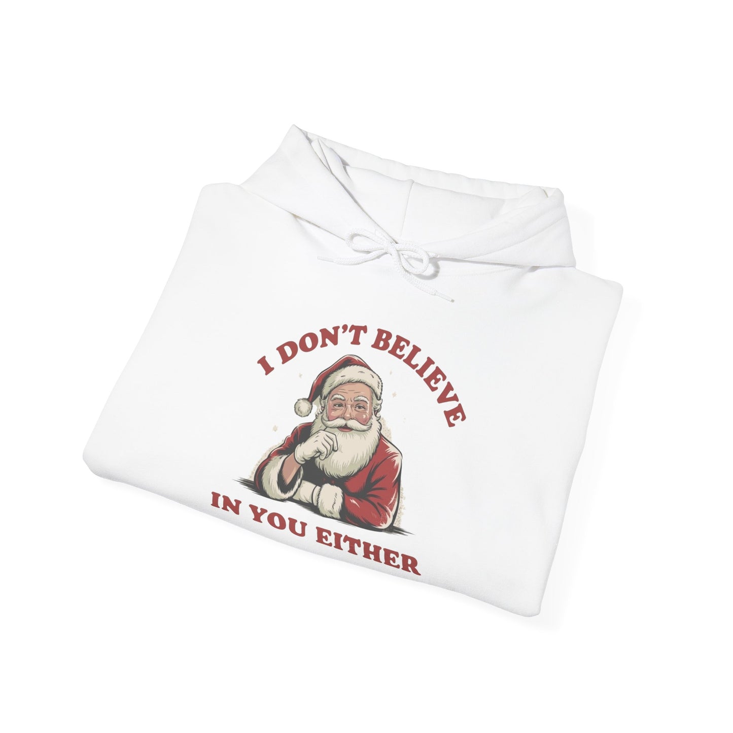 Funny Santa Christmas Jokes Graphic Hoodie Unisex Heavy Blend™ Hooded Sweatshirt