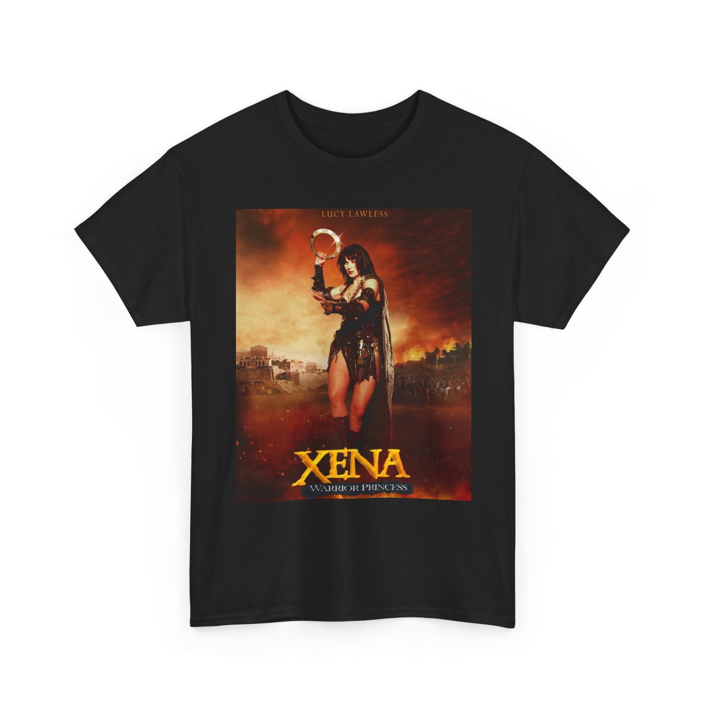 Xena Warrior Princess T Shirt Vintage Retro Tv Unisex Heavy Cotton Tee