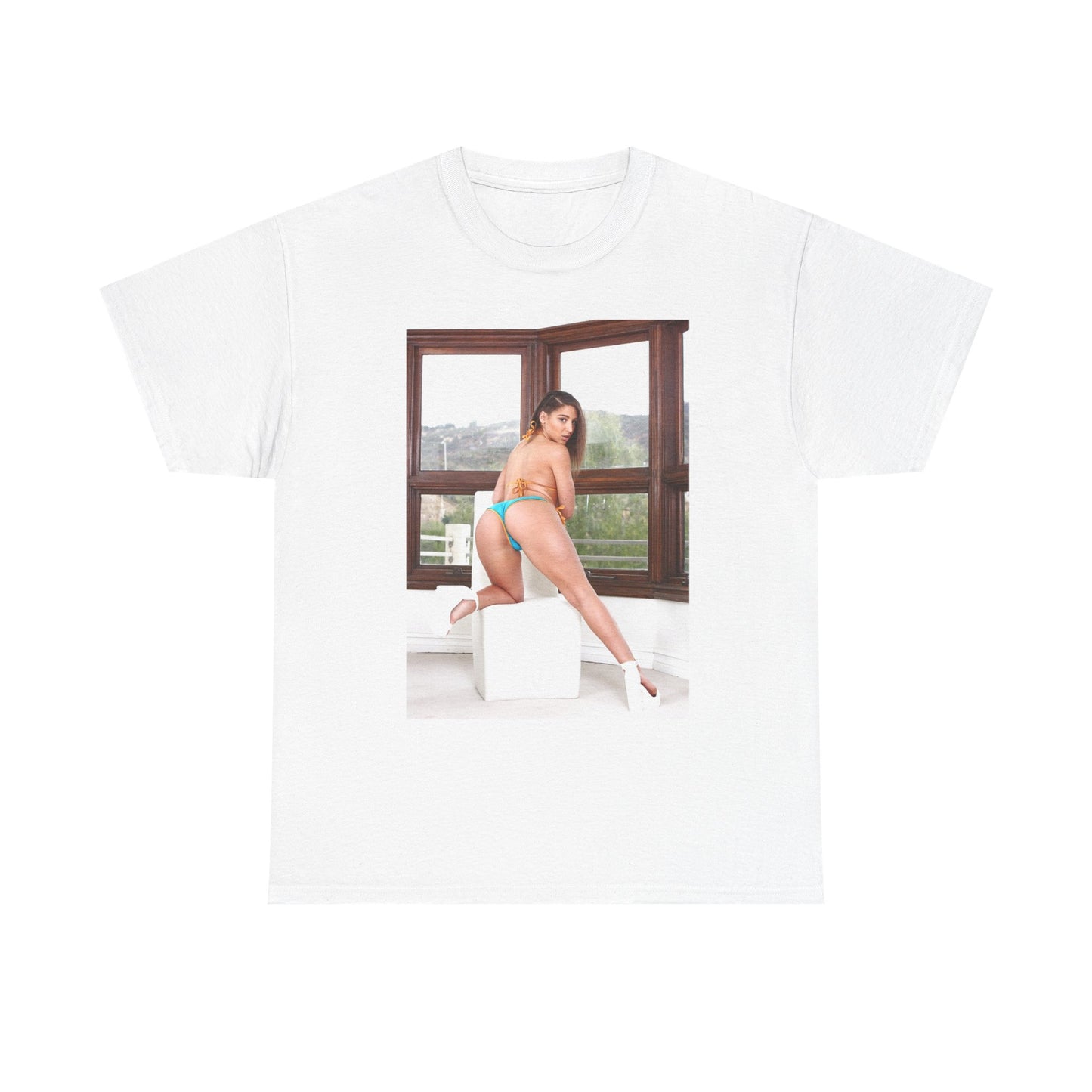 Abella Danger Model Bikini T Shirt Graphic Apparel Unisex Heavy Cotton Tee
