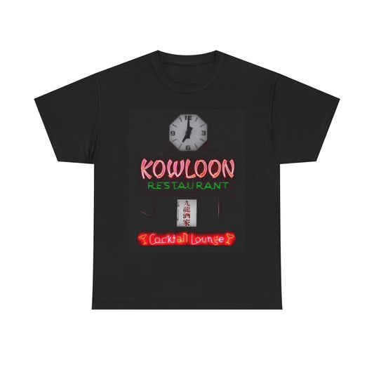 Kowloon Restaurant T Shirt Boston Chinese Food Gift Vintage Unisex Heavy Cotton