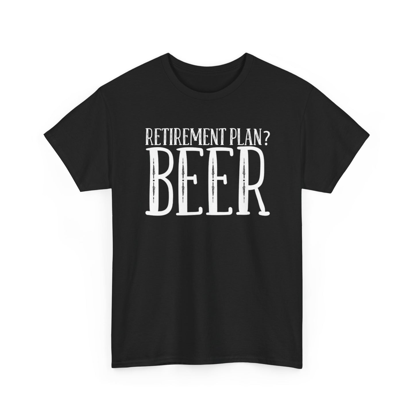 Retirement Plan Beer T Shirt Funny Graphic Cold Beer Retro Jokes Unisex