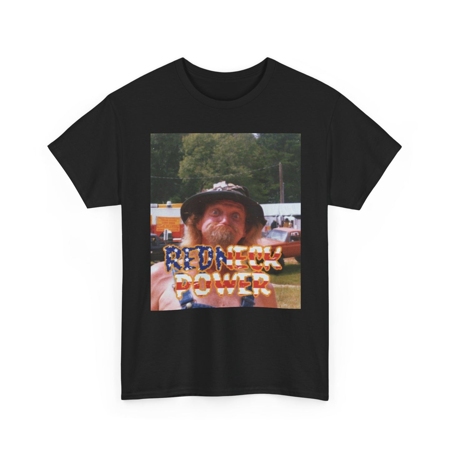 Redneck Power Funny Graphic T Shirt NEW Unisex Heavy Cotton Tee