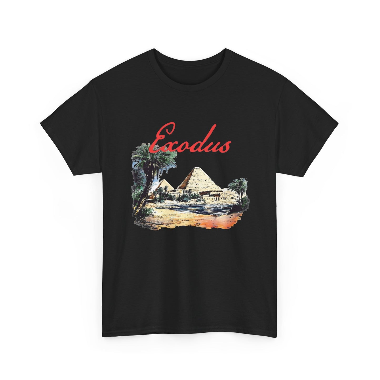 Exodus Graphic T Shirt Unisex Heavy Cotton Tee