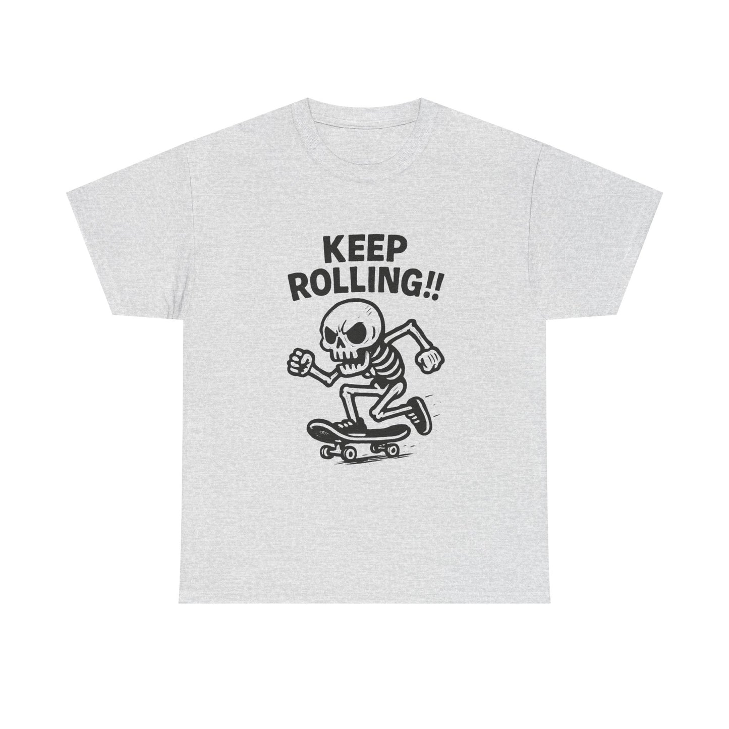 Keeping Rolling Skateboarding SB Graphic T-Shirt Comfy Cotton Tee Brand NEW