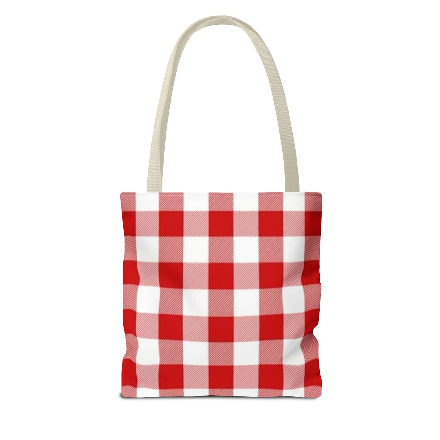 Red Checkered All Over Print BRAND NEW Purse - Pocketbook - Travel Tote Bag