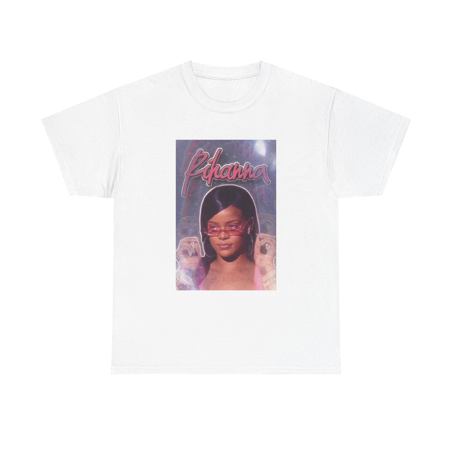 Rihanna Tshirt Retro Pop Rap Poster Tour Merch Riri Unisex Heavy Cotton Tee