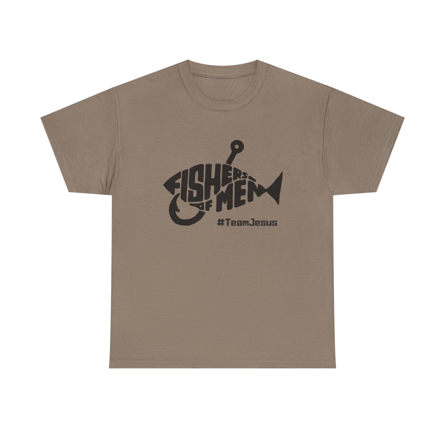 Fisherman Team Jesus Fish Graphic T Shirt NEW GIFT Unisex Heavy Cotton Tee