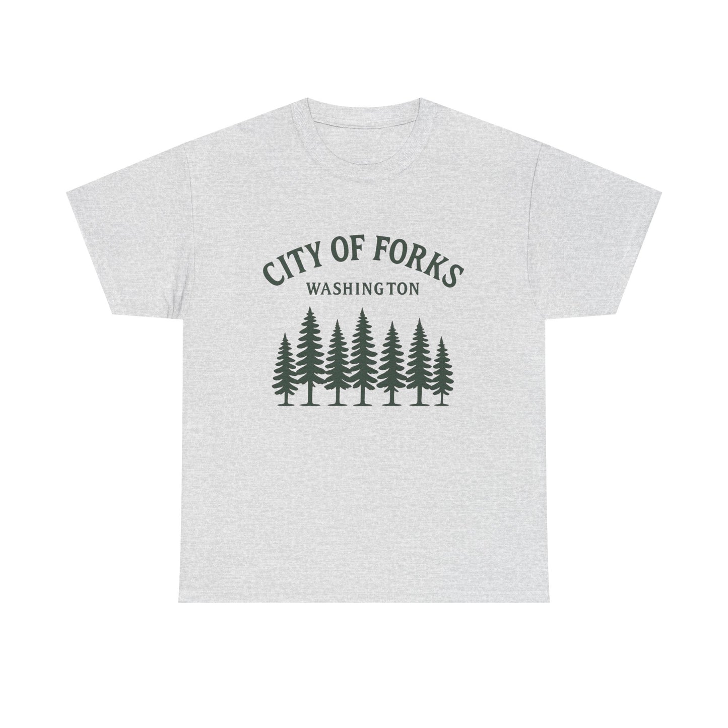 City Of Forks Washington Graphic T Shirt Unisex Heavy Cotton Tee