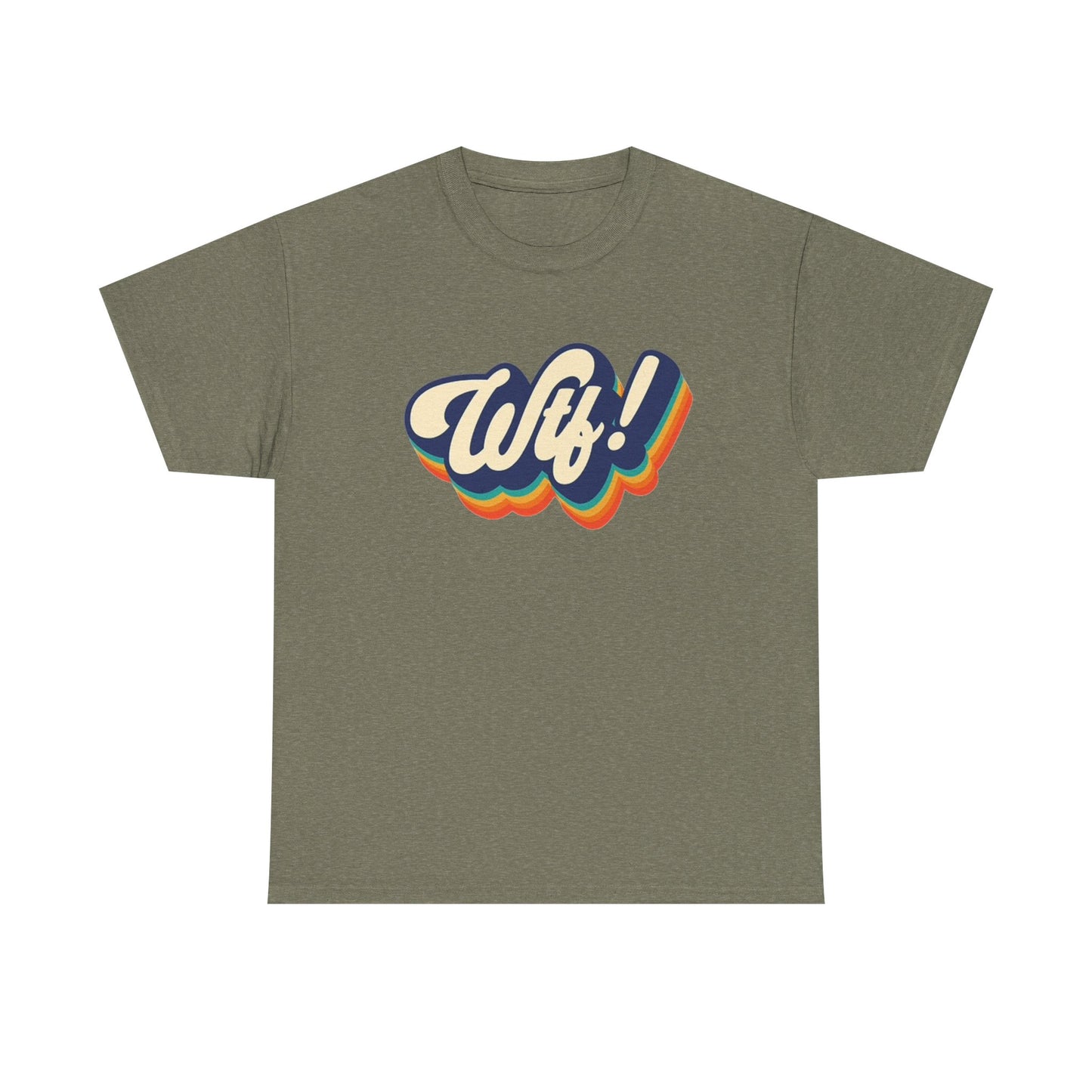 WTF Funny Graphic T Shirt BRAND NEW Apparel Unisex Heavy Cotton Tee